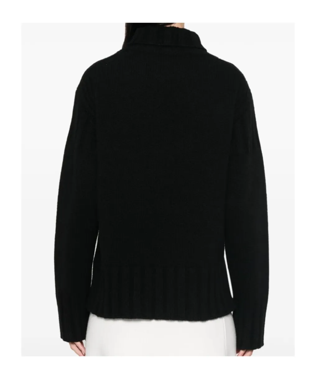 Long-Sleeve High-Neck Sweater