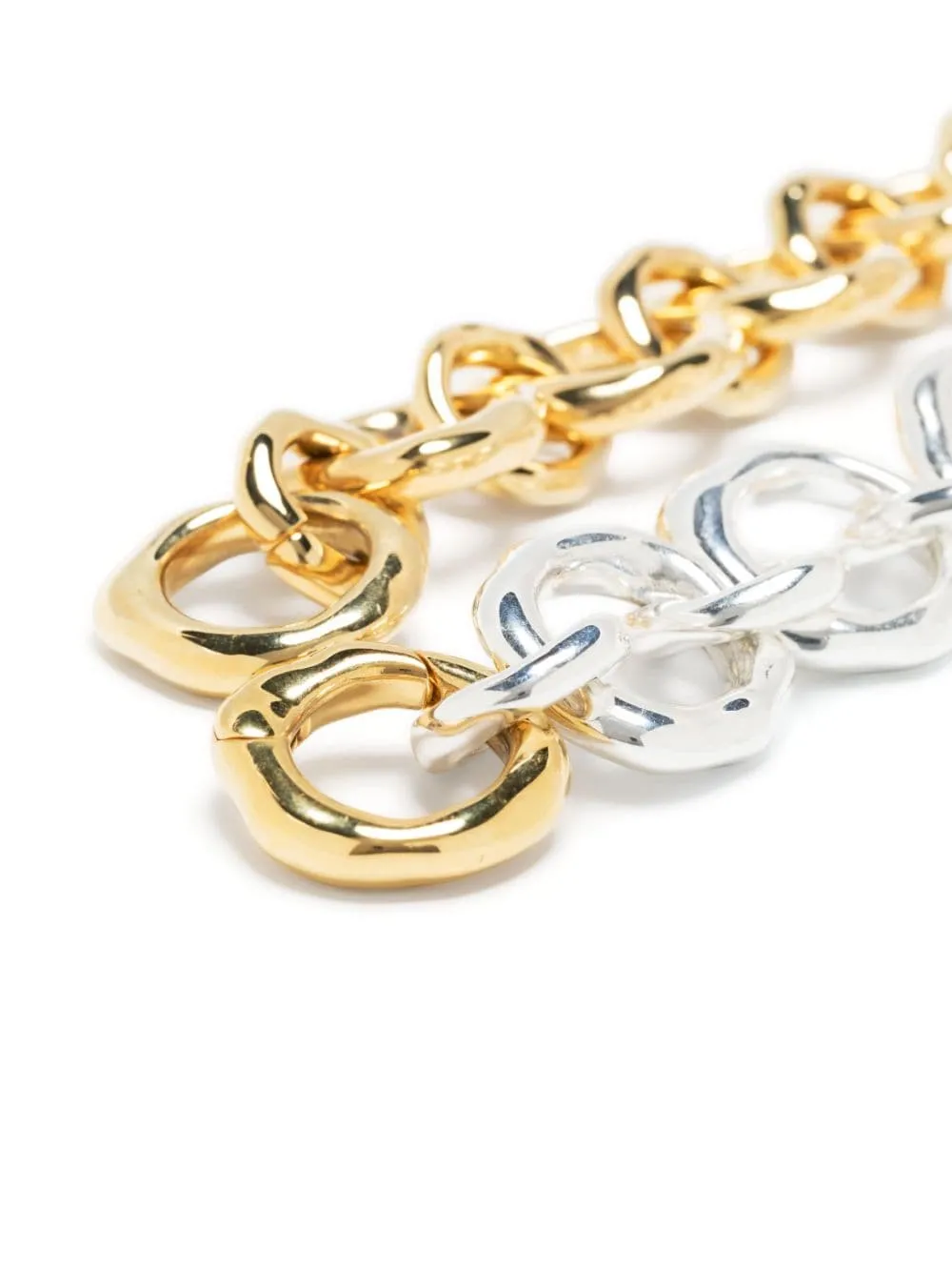 Two-Tone Chunky Chain Necklace