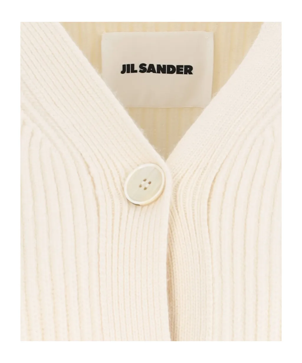 V-Neck Knitted Cardigan