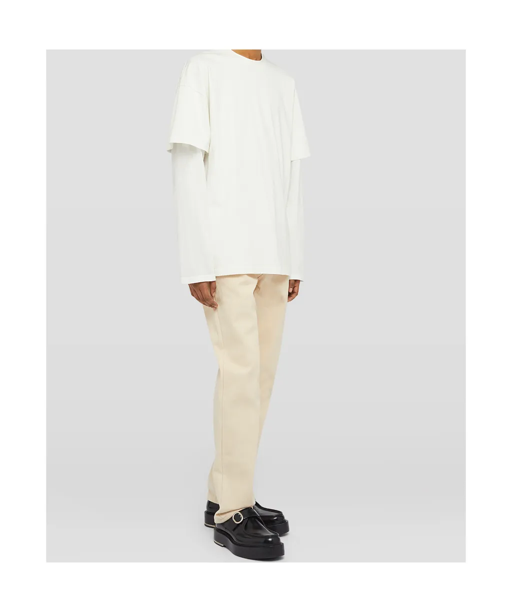 Button-Fastened Straight-Leg Jeans