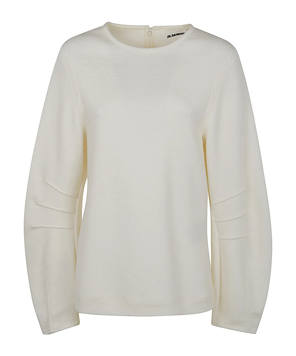 Wide-Sleeved Crewneck Jumper