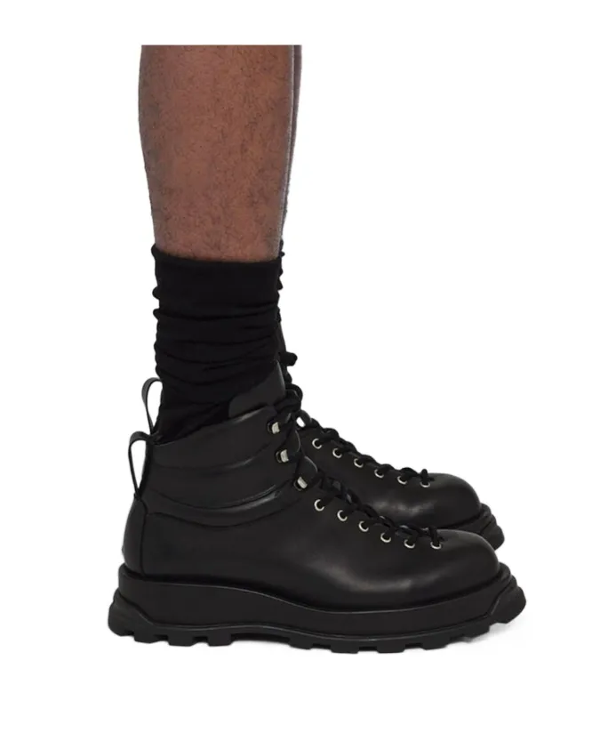 Lace-Up Ankle Boots