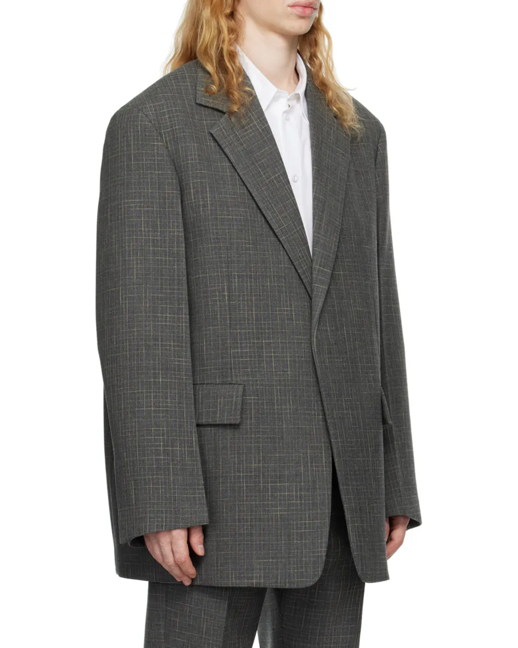 Long-Sleeved Suit Coat