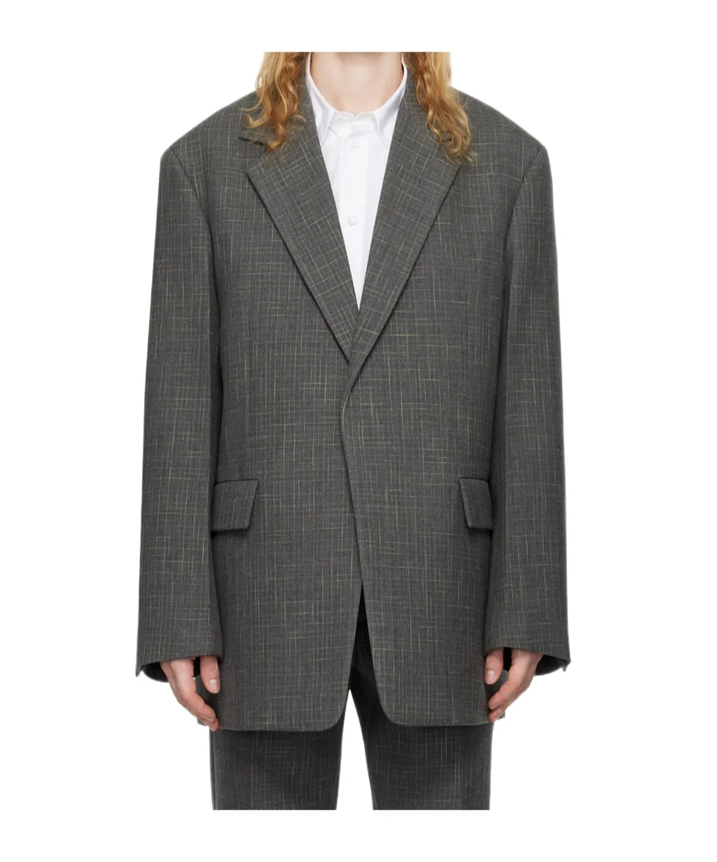 Long-Sleeved Suit Coat