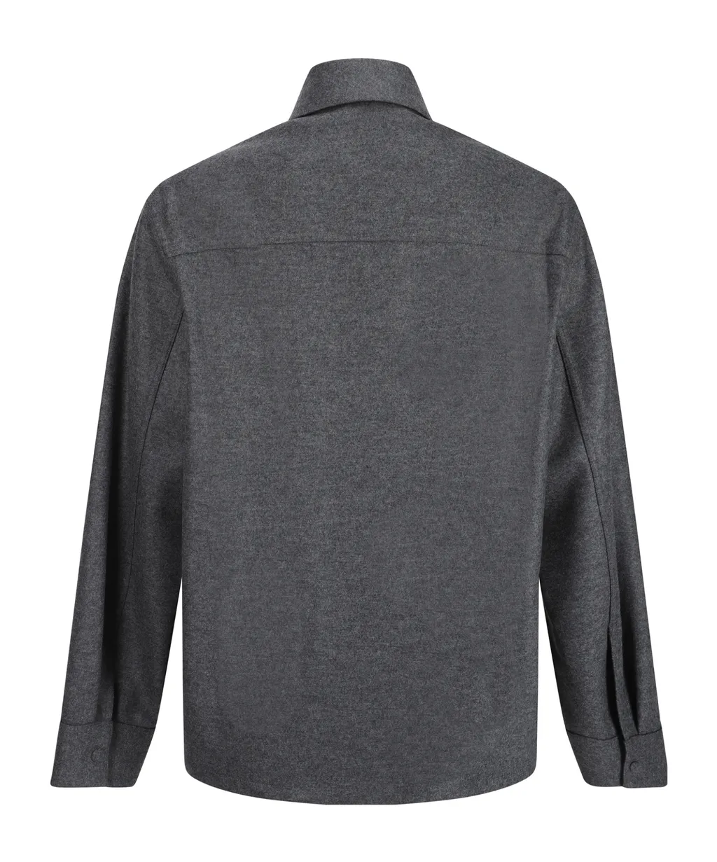 Buttoned Long-Sleeved Shirt