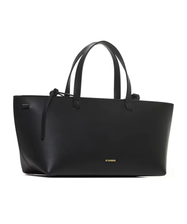 Logo Printed Top Handle Bag