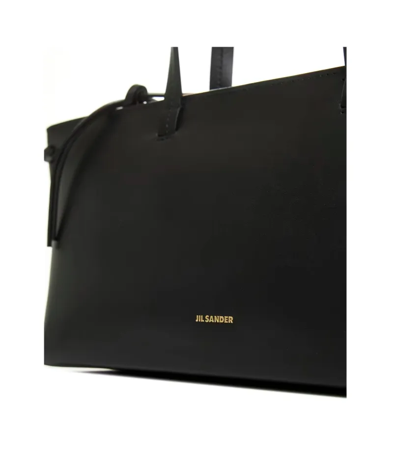 Logo Printed Top Handle Bag