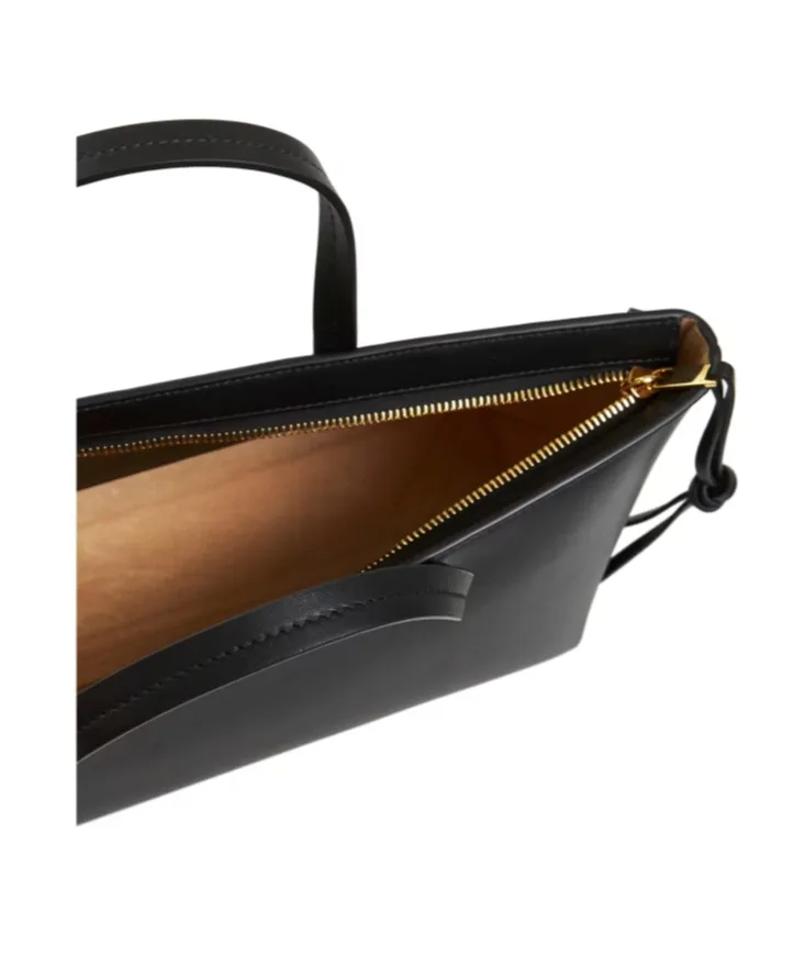 Logo Printed Top Handle Bag