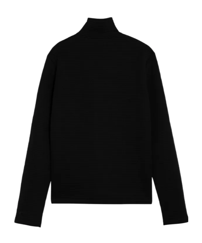 Logo Patch High Neck Sweatshirt