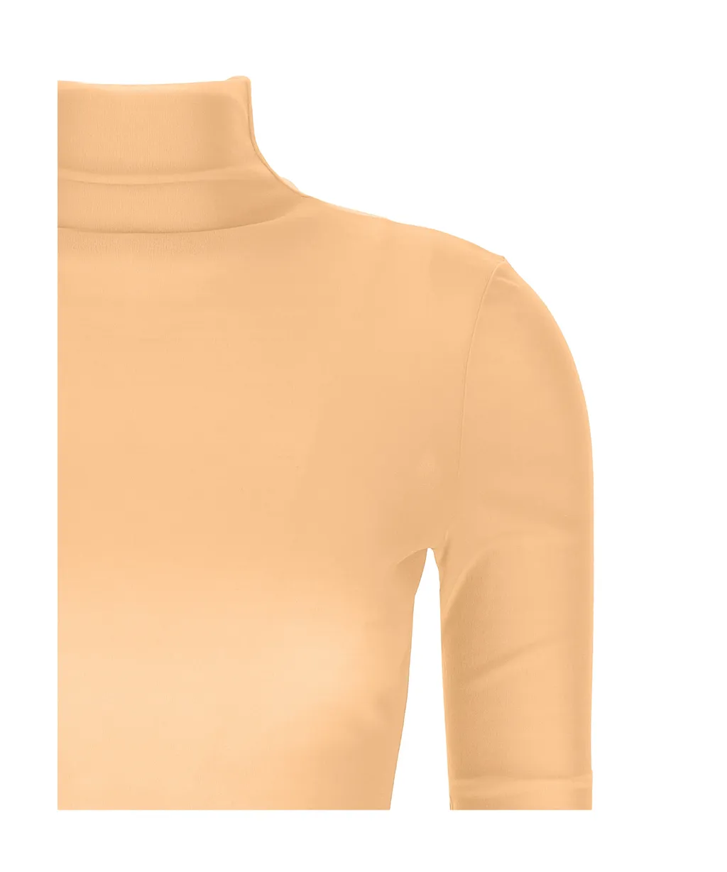 Long-Sleeved Turtleneck Top