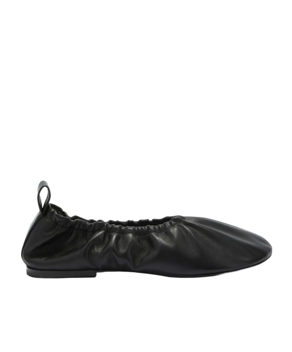 Gathered Detail Slip-On Flat Ballerinas