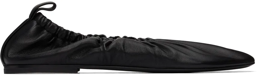 Gathered Detail Slip-On Flat Ballerinas