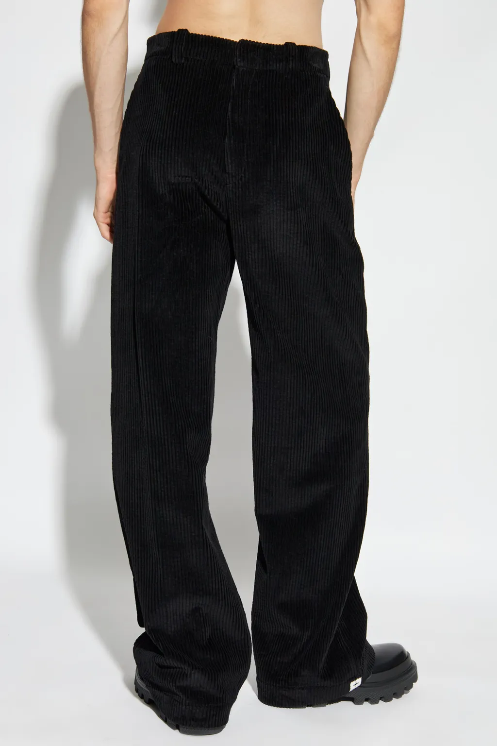 Straight-Leg Corduroy Trousers