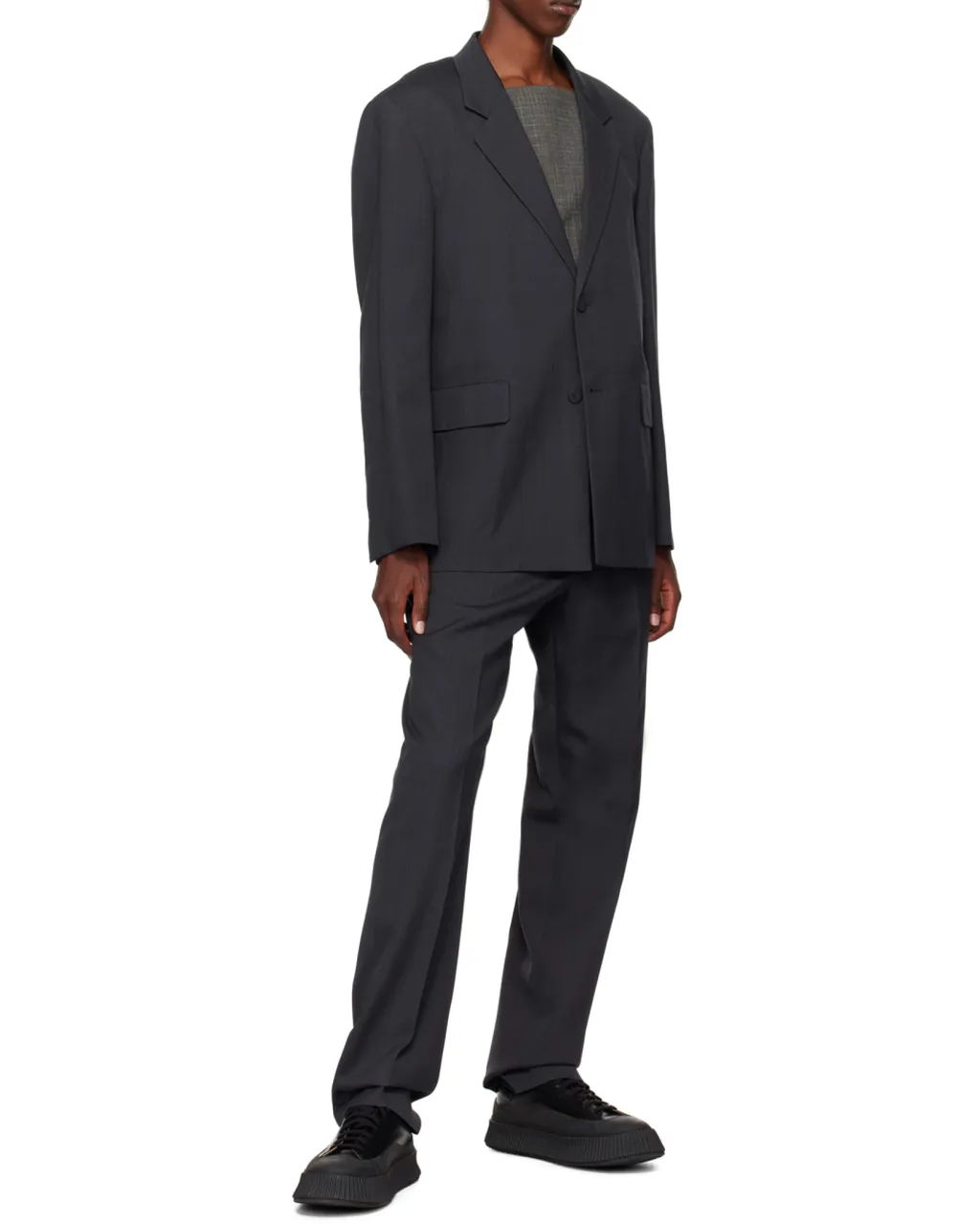 Single-Breasted Tailored Suit