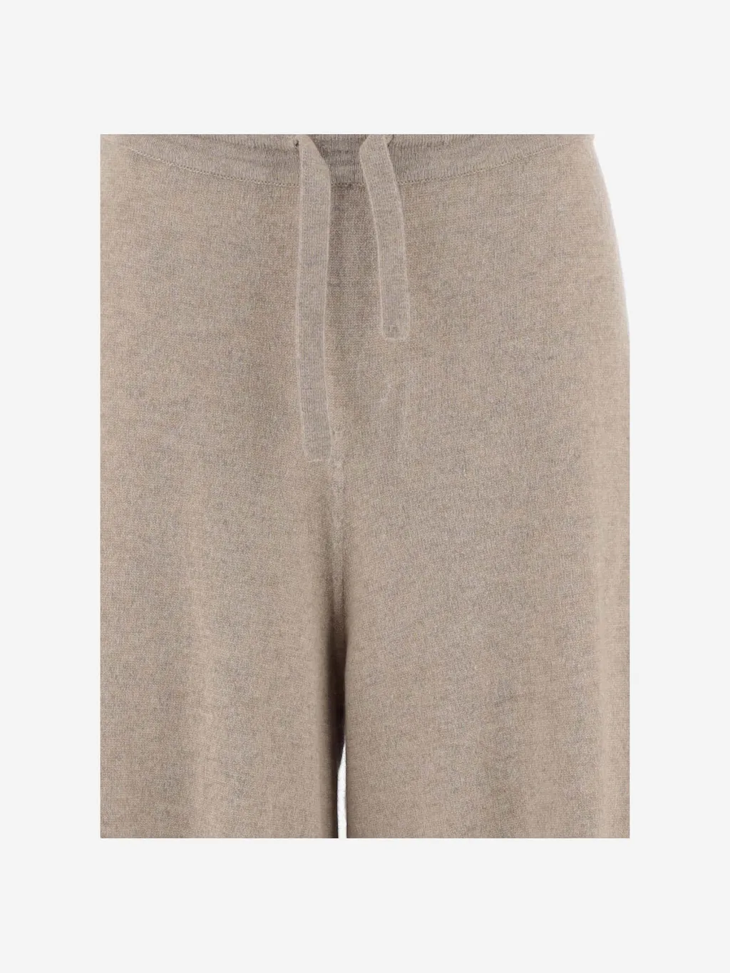Drawstring Wide-Leg Trousers