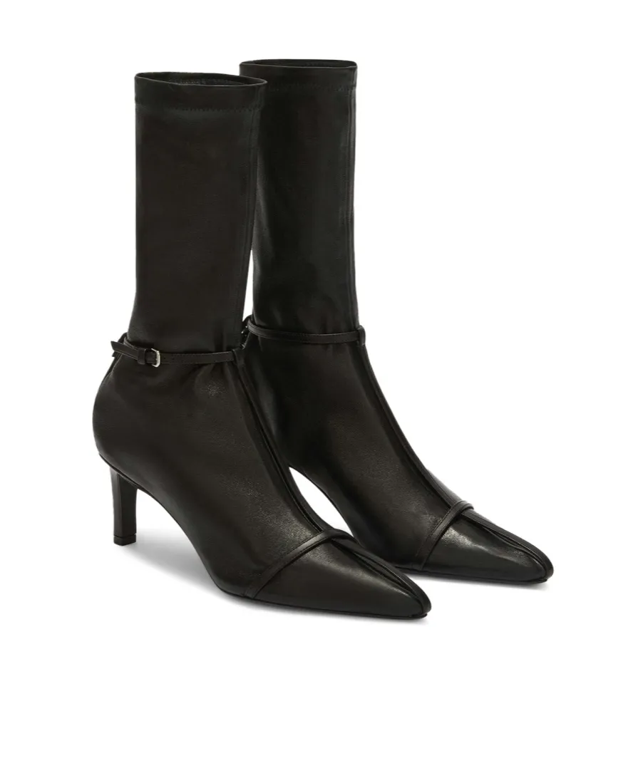 High-Heeled Ankle Boots