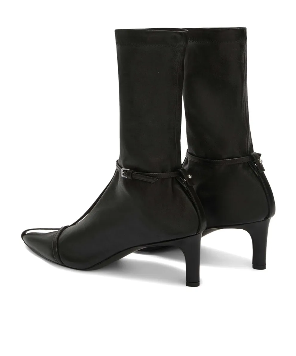 High-Heeled Ankle Boots