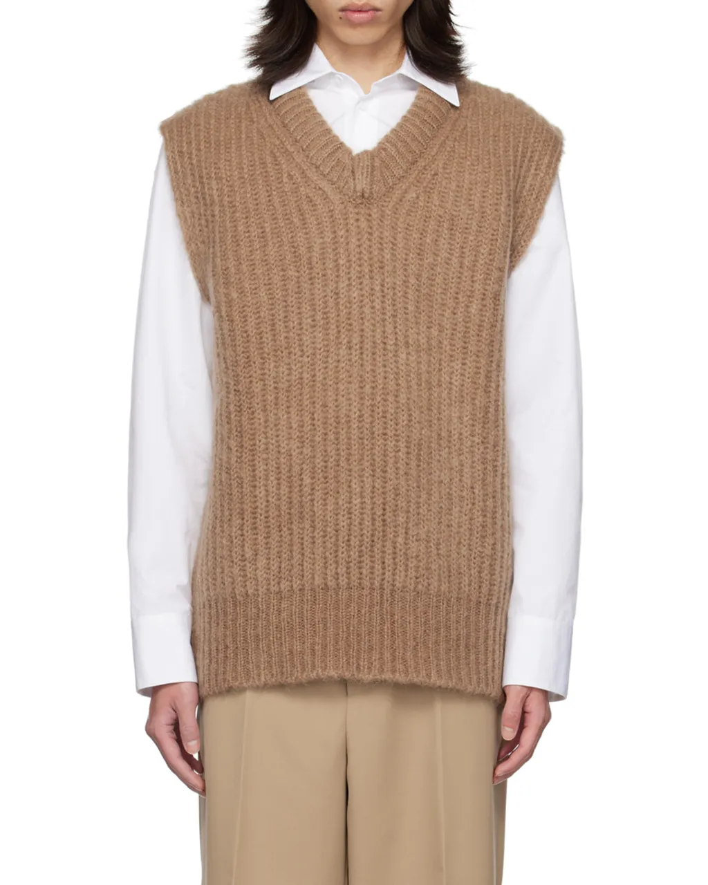 Sleeveless Knitted Sweater