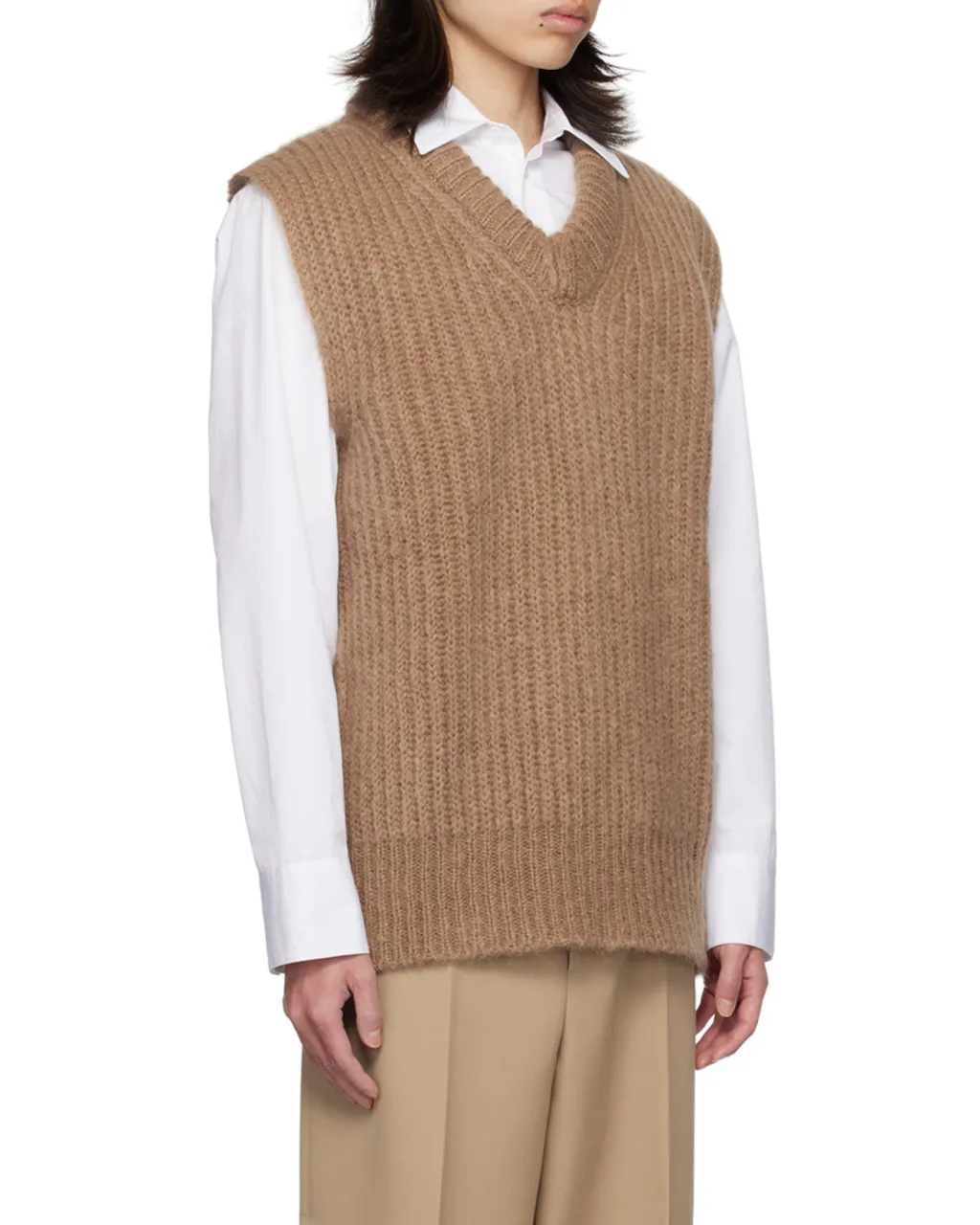 Sleeveless Knitted Sweater