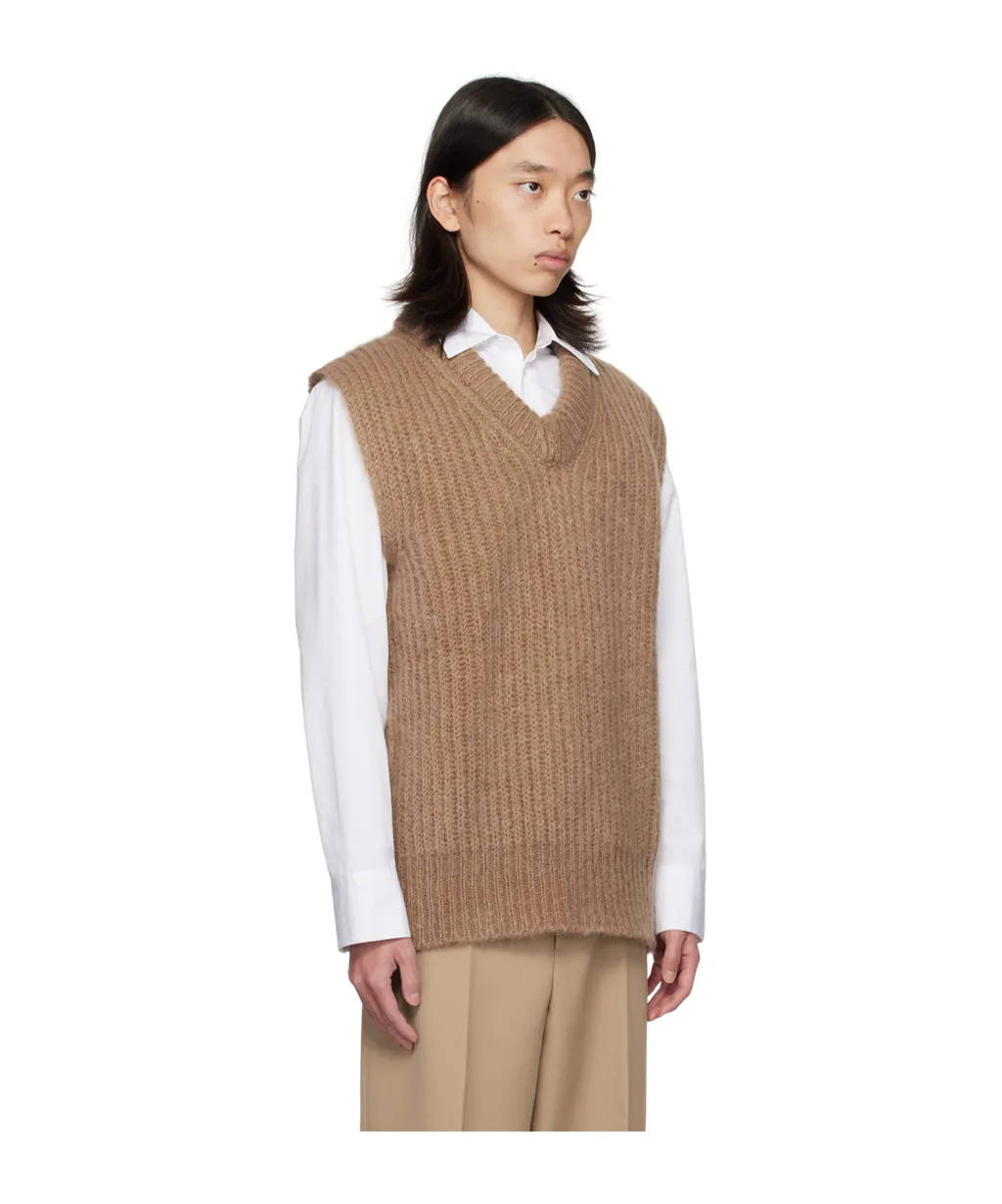 Sleeveless Knitted Sweater