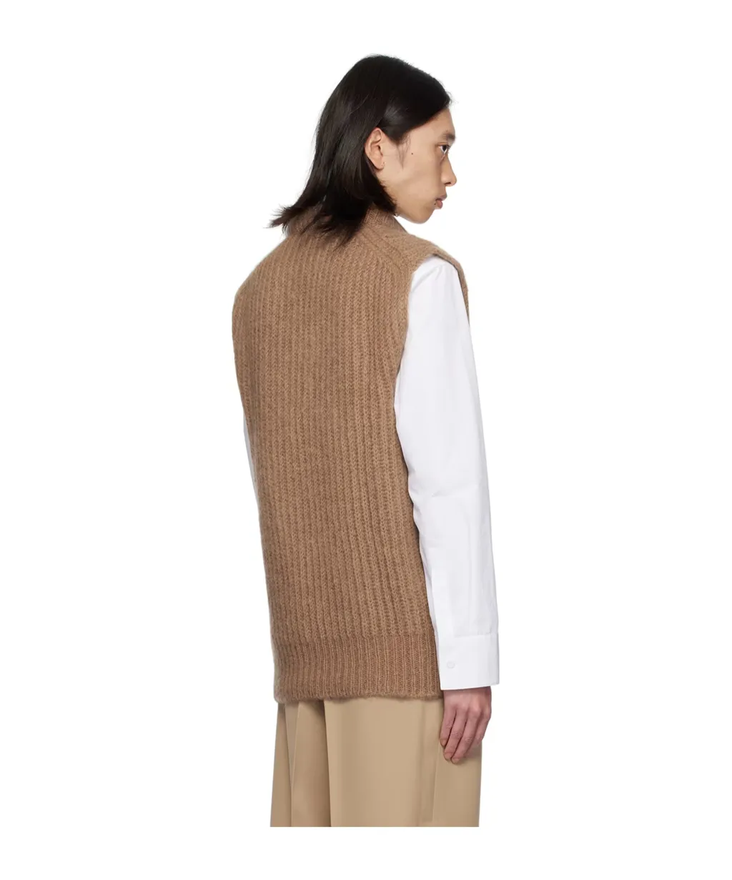 Sleeveless Knitted Sweater