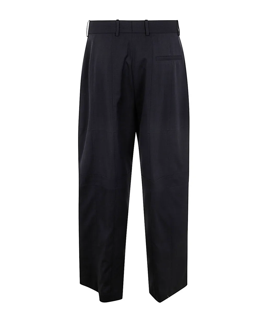 Straight-Leg Tailored Trousers