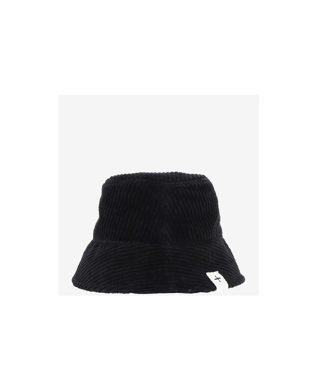 Corduroy Wide Brim Bucket Hat