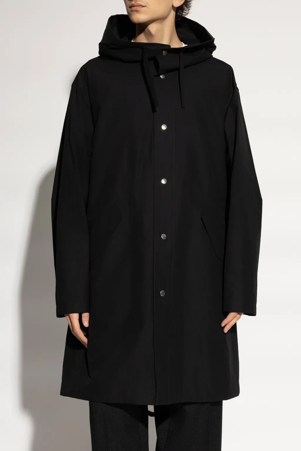Logo Printed Hooded Parka