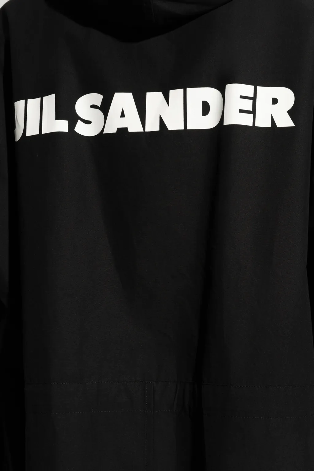 Logo Printed Hooded Parka