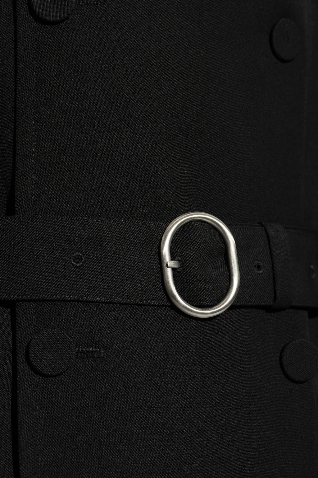 Double-Breasted Belted Coat
