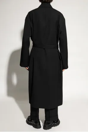Double-Breasted Belted Coat