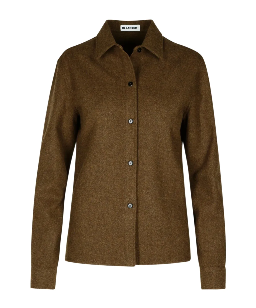 Long-Sleeved Button-Up Shirt
