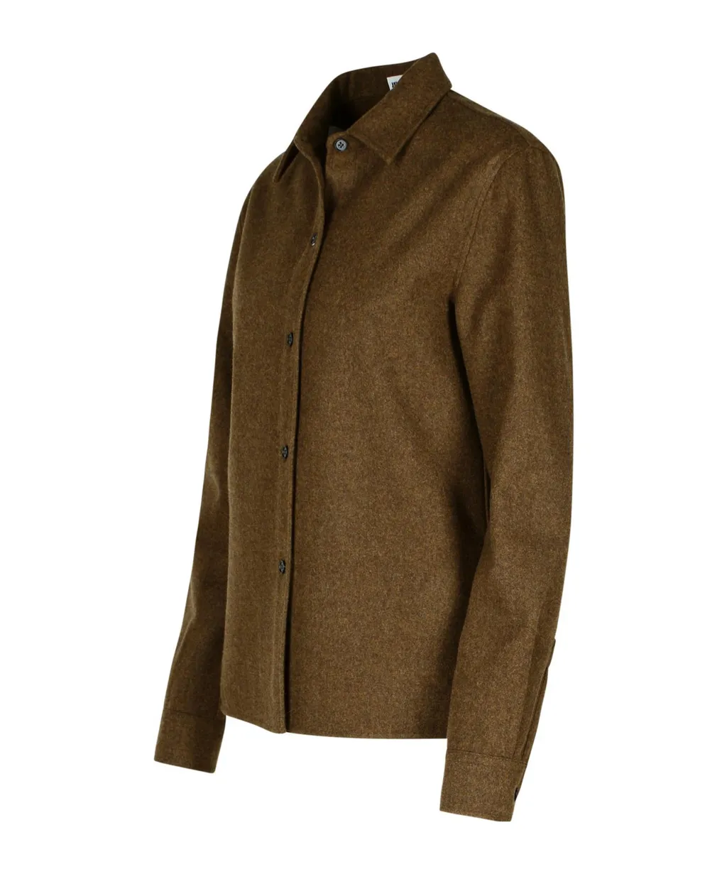 Long-Sleeved Button-Up Shirt
