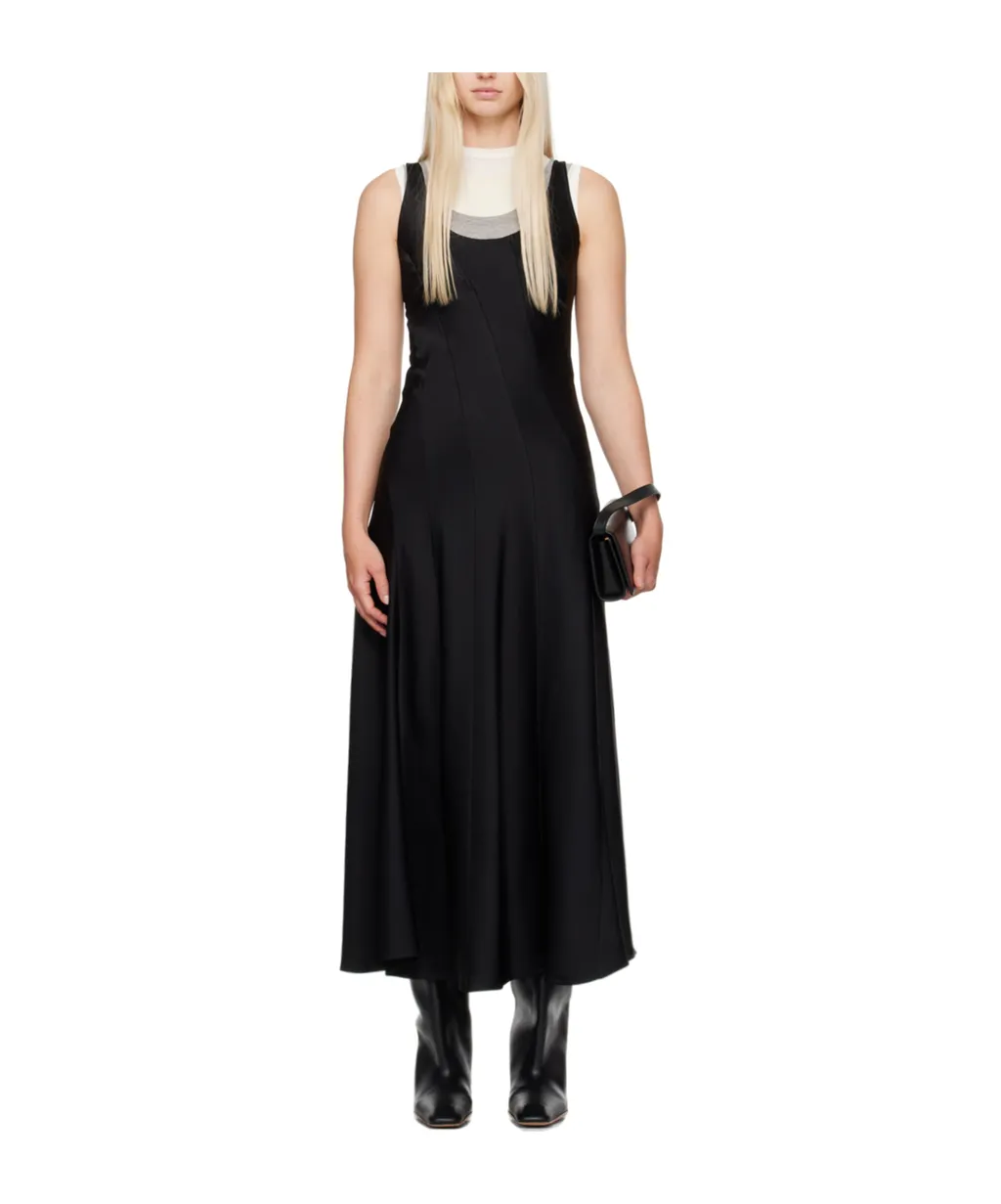 Low Round Neck Dress