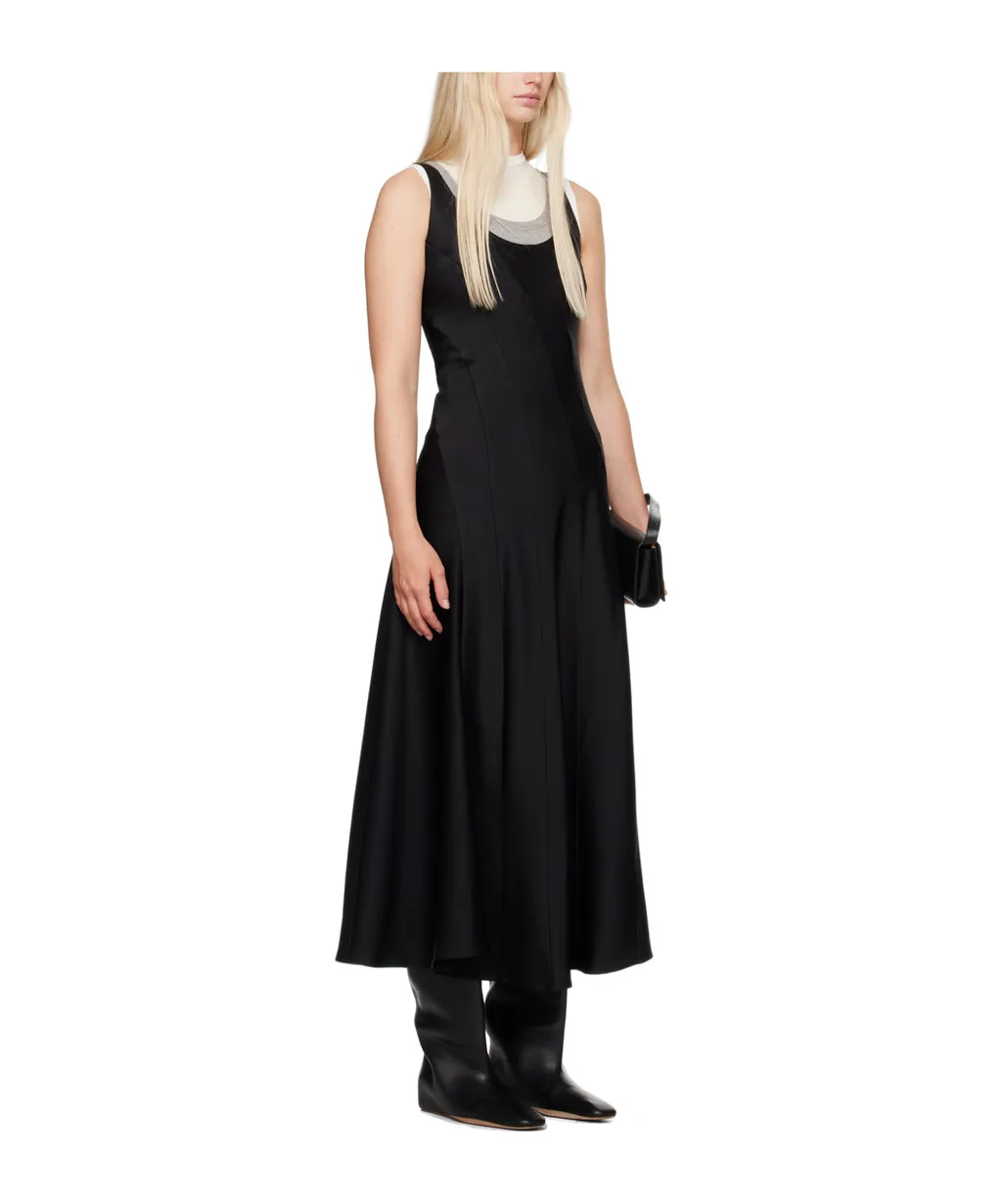 Low Round Neck Dress