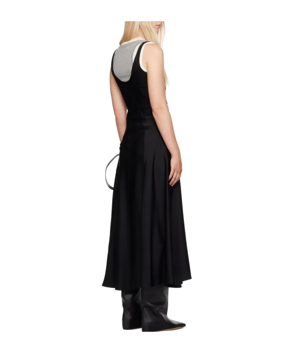 Low Round Neck Dress