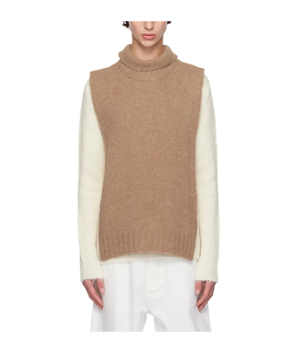 Rib Turtleneck Vest