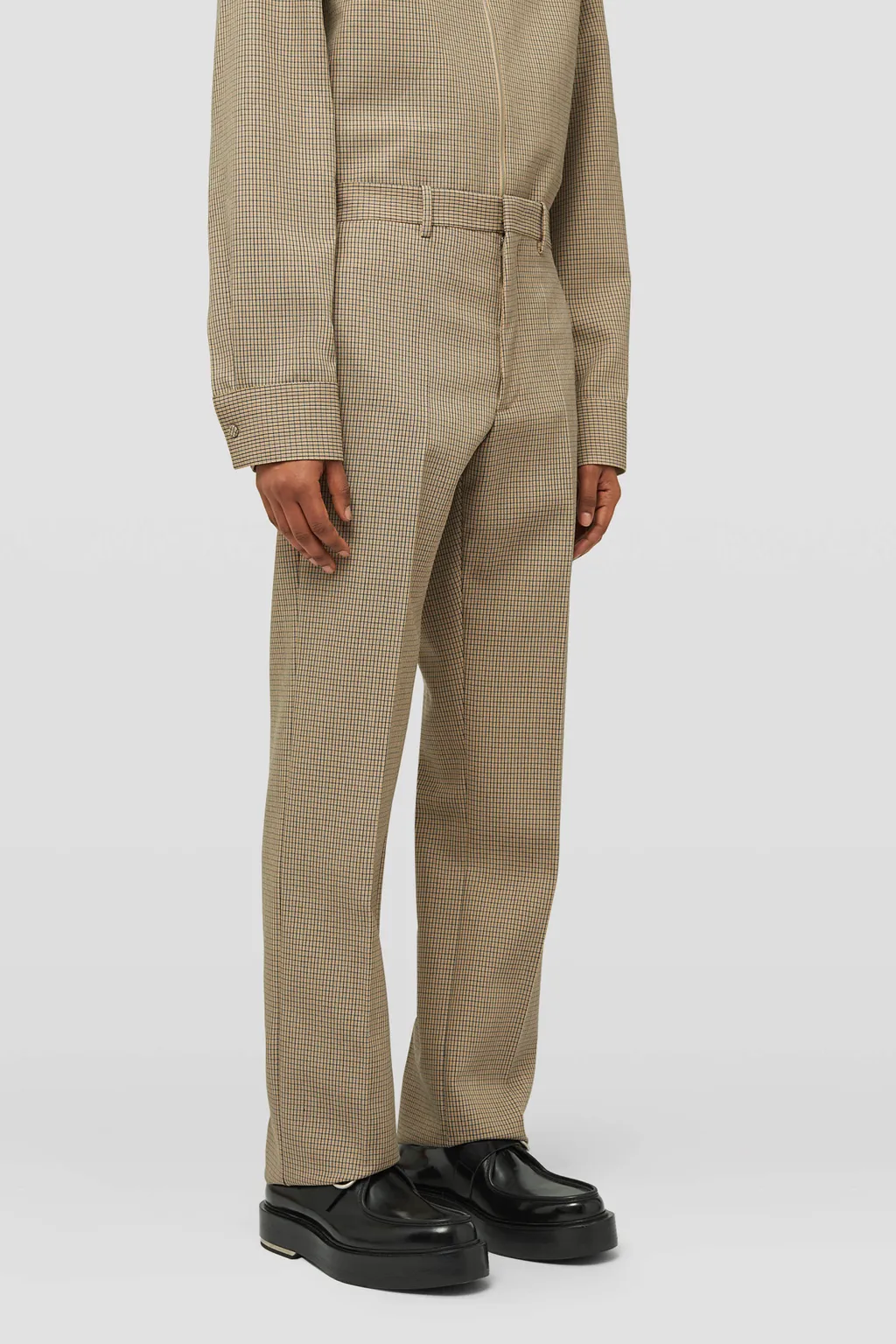 Tailored Checked Trousers