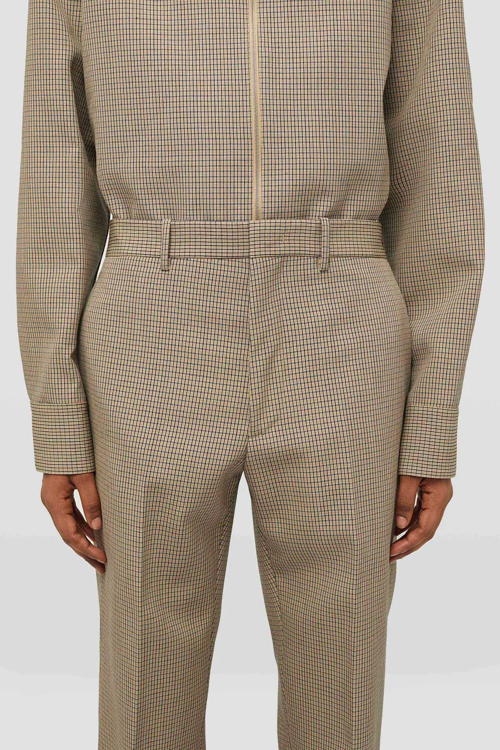 Tailored Checked Trousers