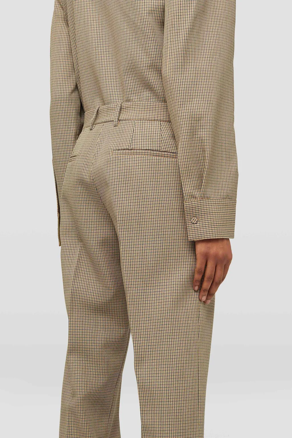 Tailored Checked Trousers