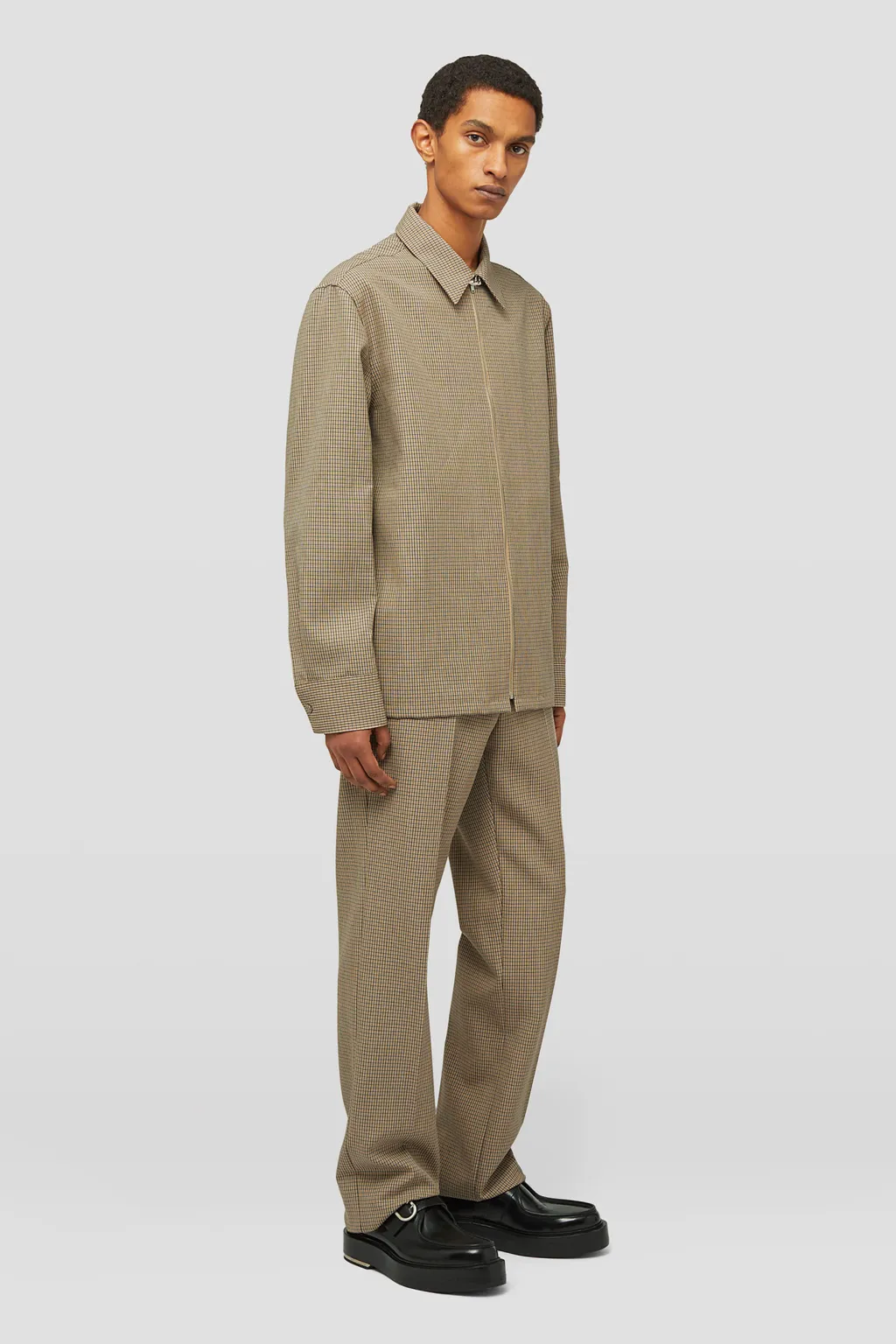 Tailored Checked Trousers