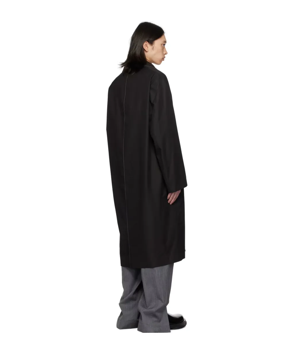 Buttoned-Up Midi Coat
