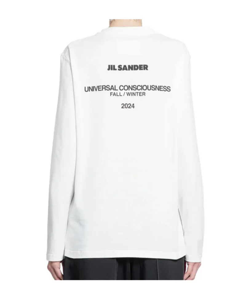 Logo Printed Long-Sleeved T-Shirt