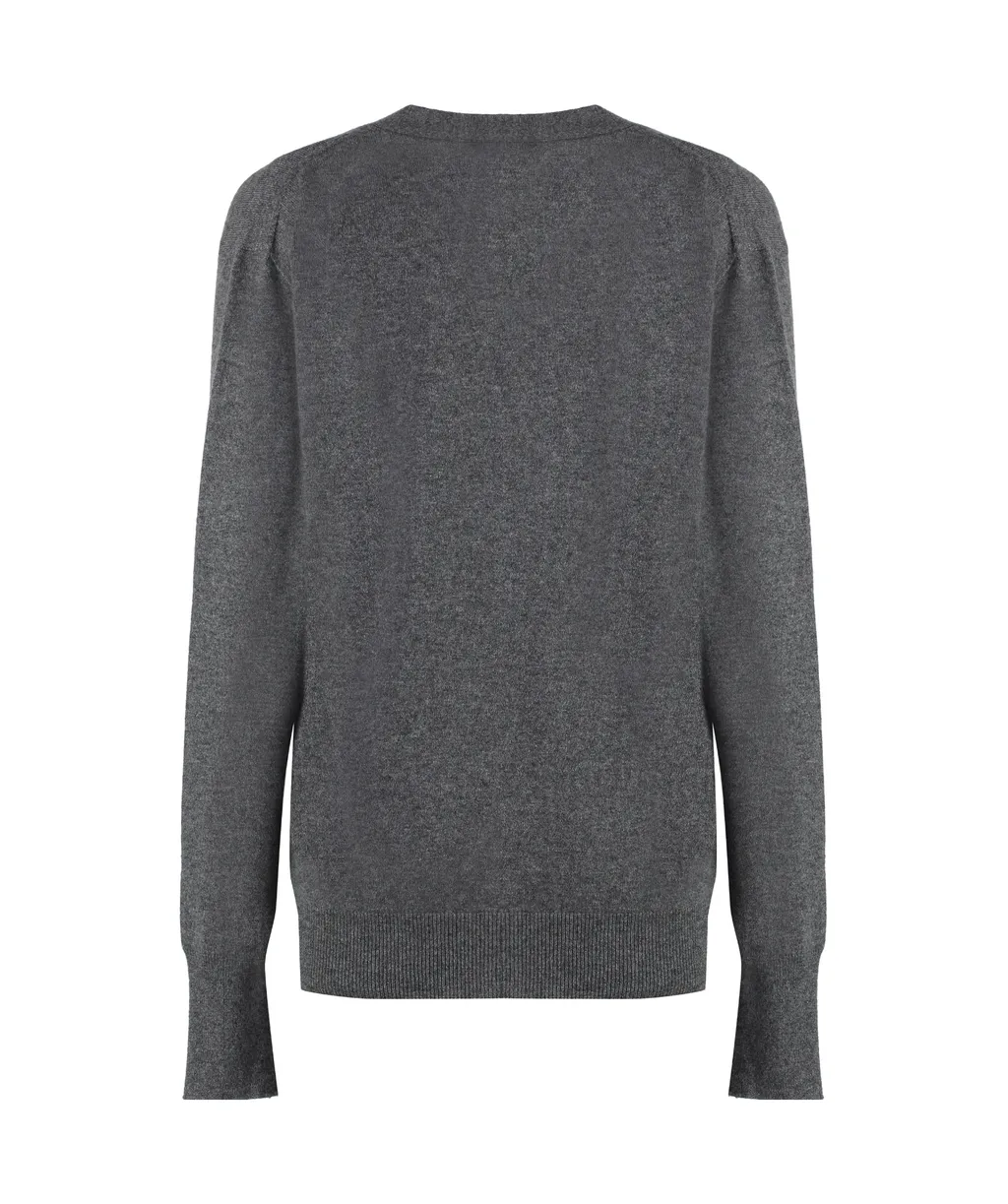 V-Neck Knitted Cardigan