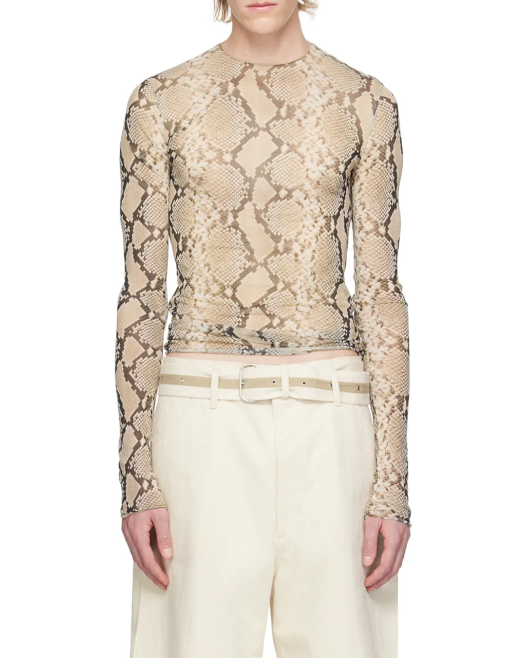 Printed Long-Sleeved T-Shirt