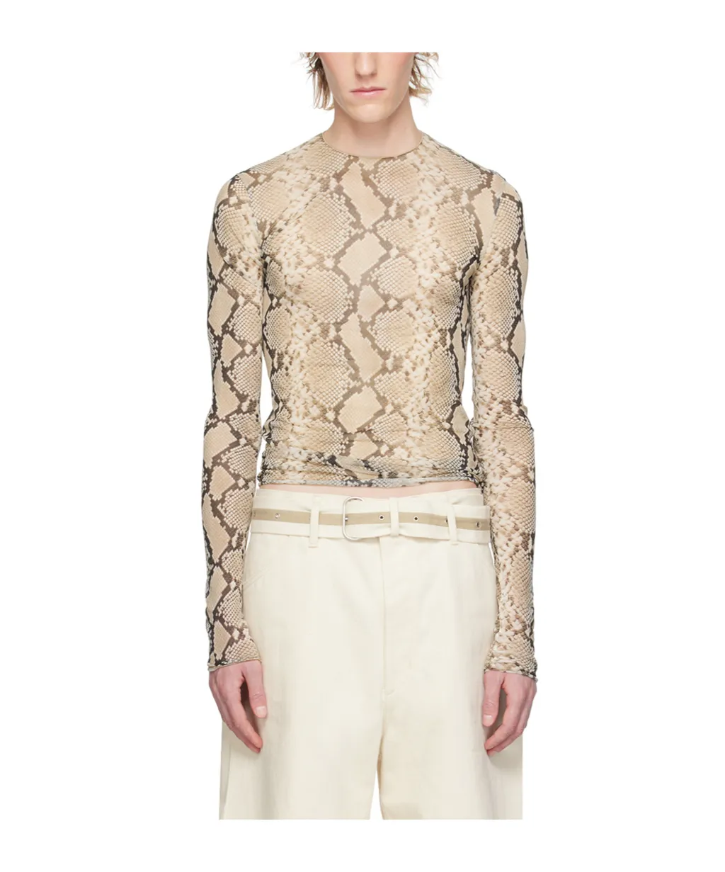 Printed Long-Sleeved T-Shirt