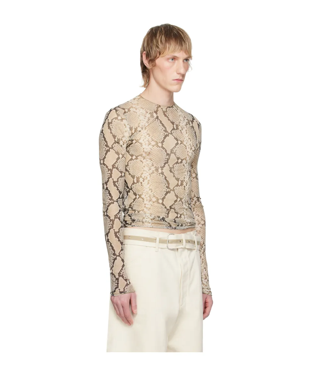 Printed Long-Sleeved T-Shirt