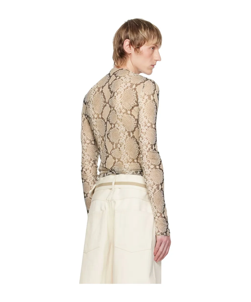Printed Long-Sleeved T-Shirt