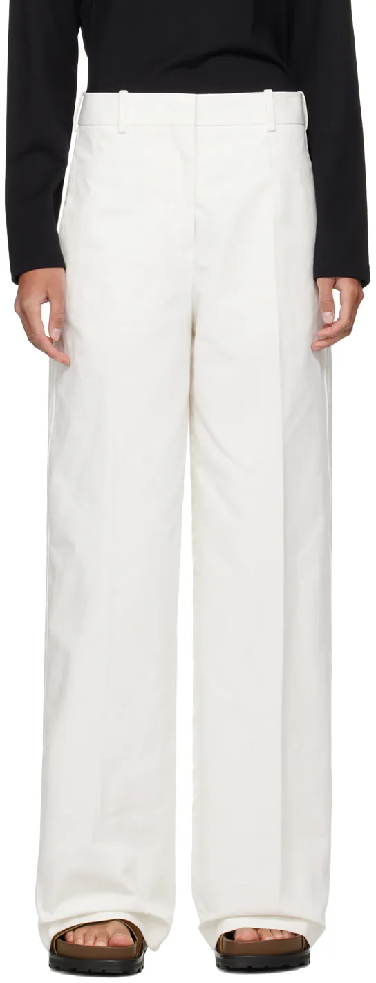 Laminated Belt Loop Casual Pants