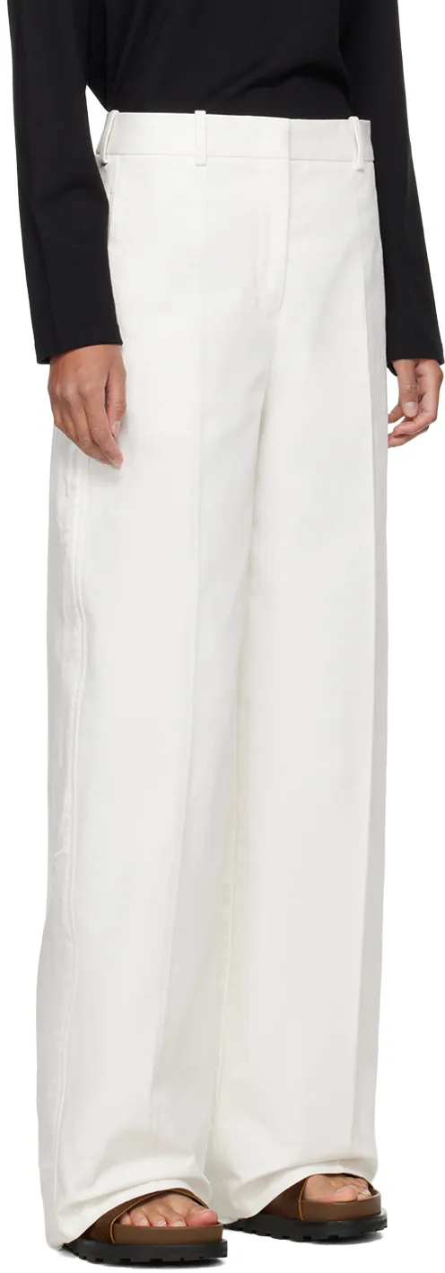 Laminated Belt Loop Casual Pants